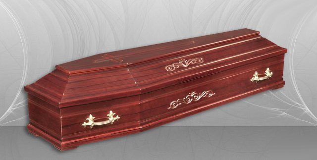 Ковчег - кафяв със златни детайли